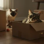 Porque gatos adoram caixas