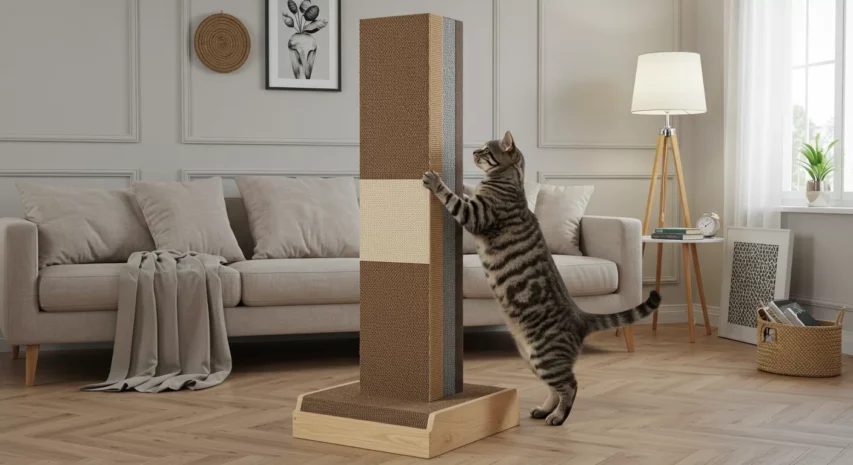 Como escolher o arranhador ideal para seu felino gato
