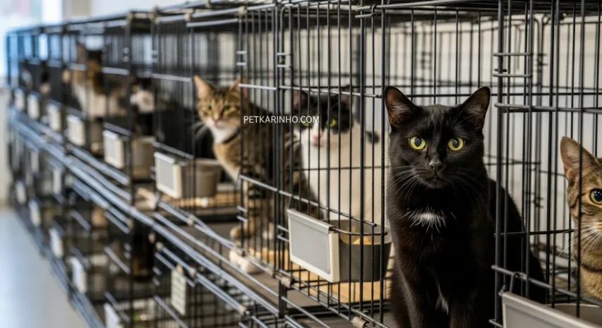 Adoção por que gatos pretos são menos adotados