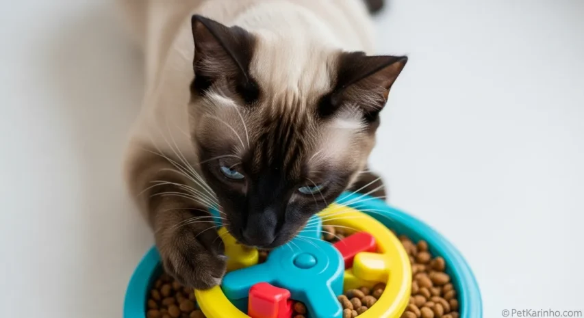Brinquedos interativos para gatos