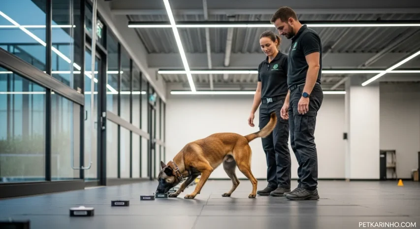 Como cães se tornam farejadores profissionais