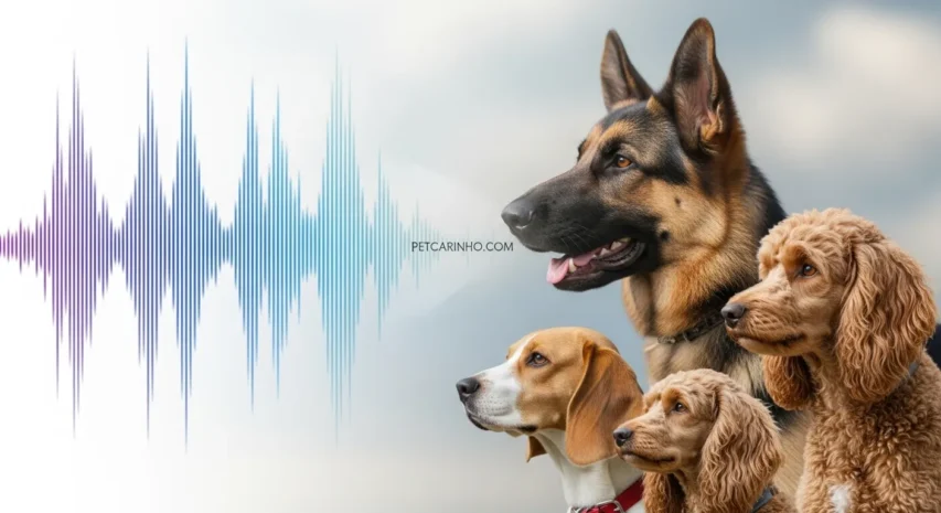 Gama auditiva dos cães