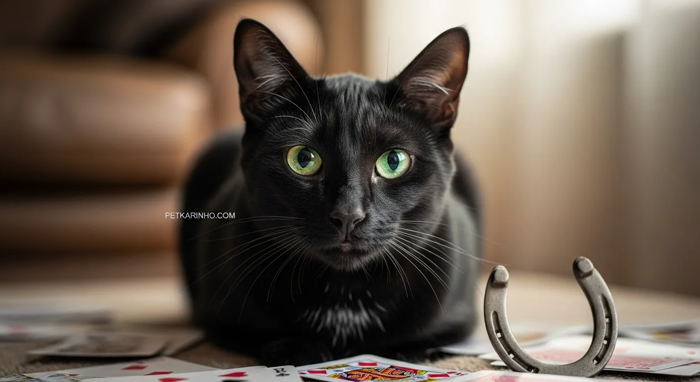 Gatos pretos dão sorte
