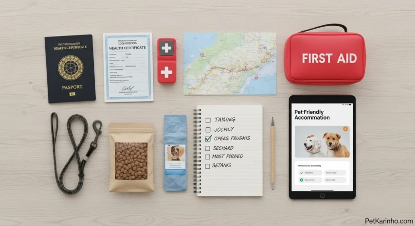 Planejamento pré viagem essencial para pets