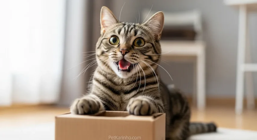 Por que os gatos adoram tanto caixas
