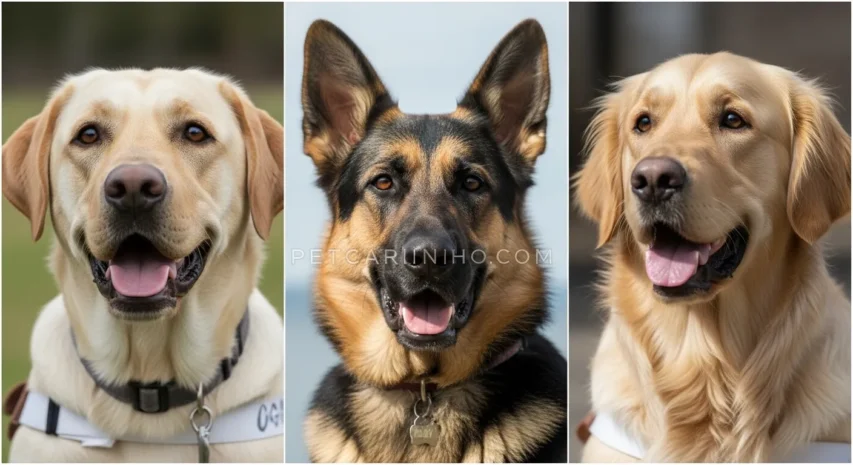 Raças ideais para cães guia