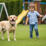 Cachorros e crianças