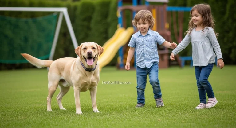 Cachorros e crianças
