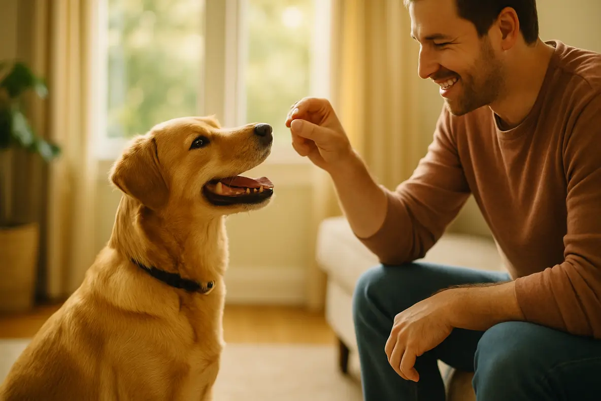 Como ensinar cachorro sentar