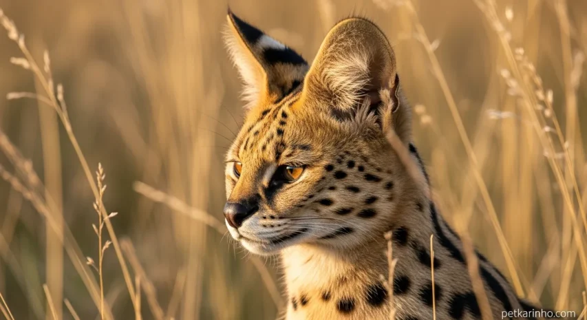 Serval (leptailurus serval)