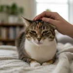 Gato saudavel carinho