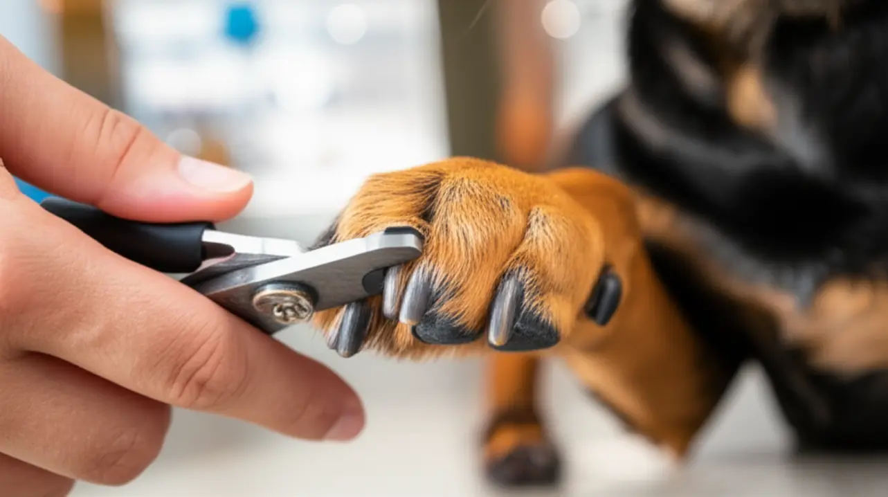 Instruções detalhadas para corte de unha do cão