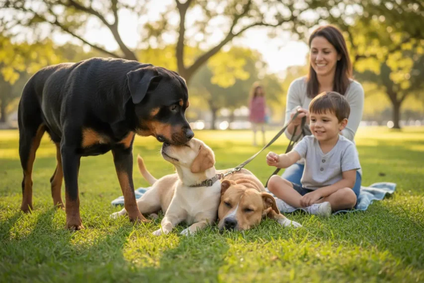 Desmistificando a agressividade e mitos das raças de cães grandes
