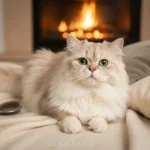 Gato persa majestoso