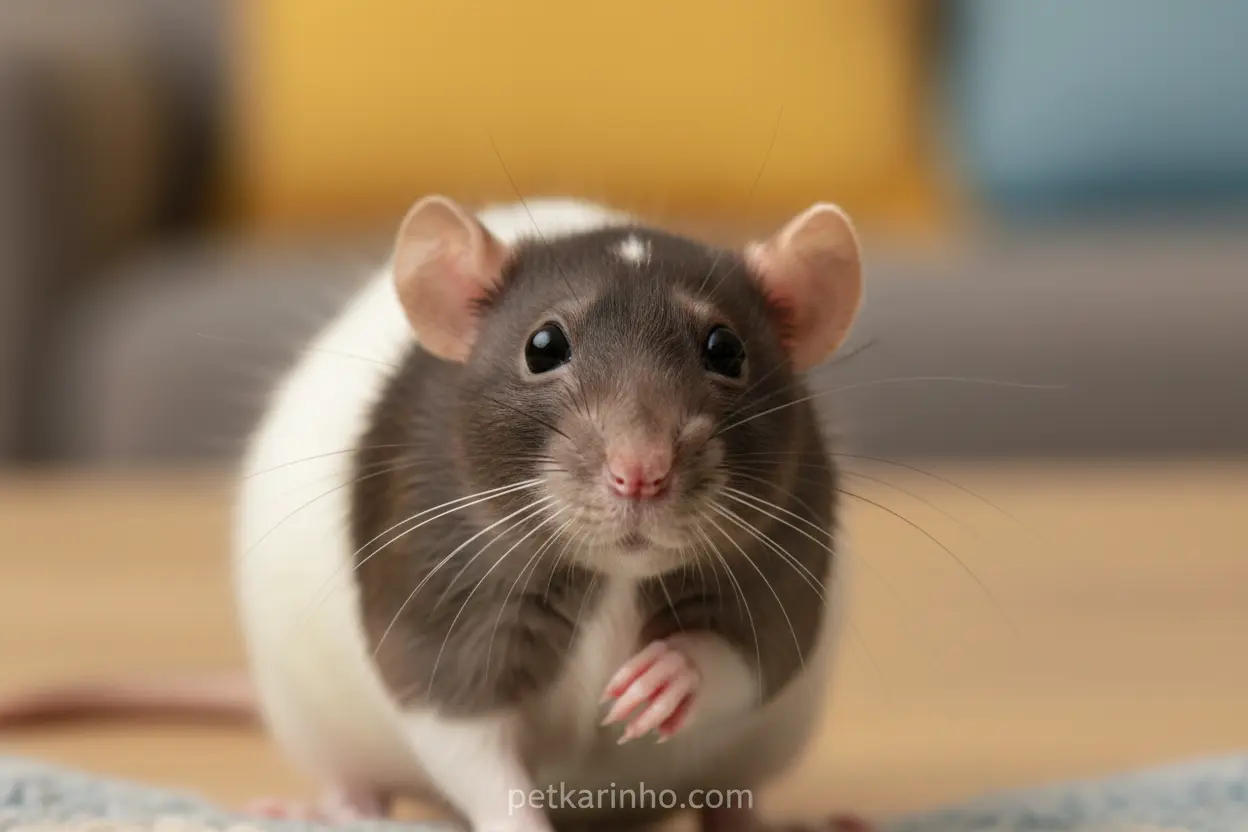 Rato pet curioso