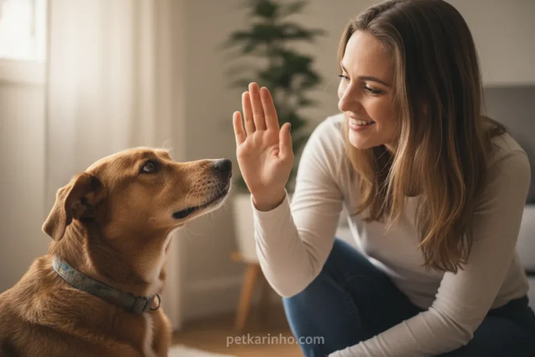 Cachorro educacao positiva