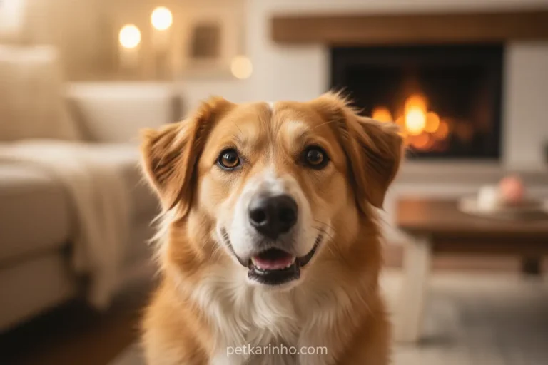 Cachorro feliz longevidade