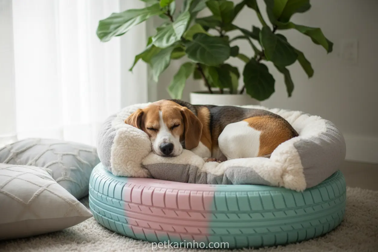 Caminha pneu cachorro conforto