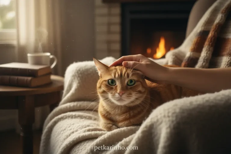 Pet acalentado fogos