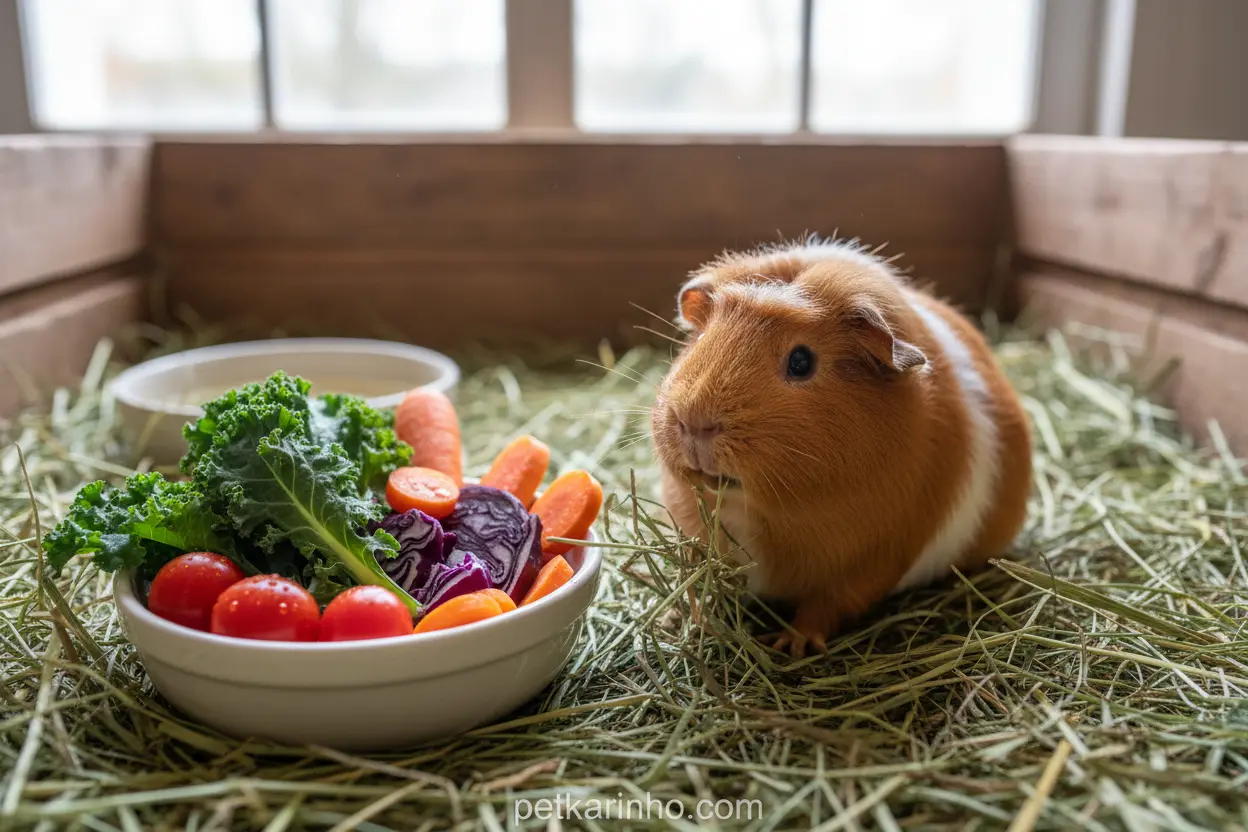 Alimentação e saúde do porquinho da índia
