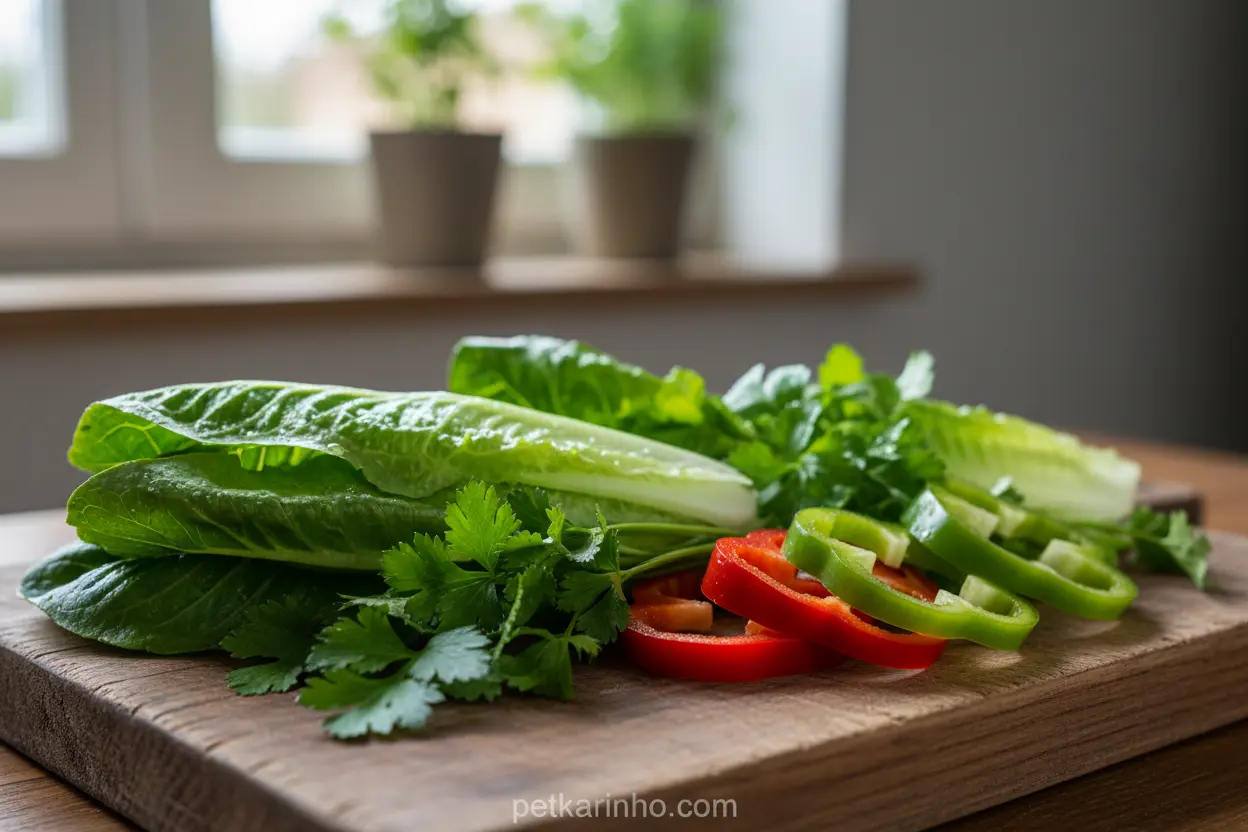 O que coelho pode comer além de ração em vegetais