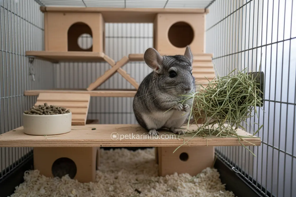 Chinchila como animal de estimaçao vale a pena alimentação