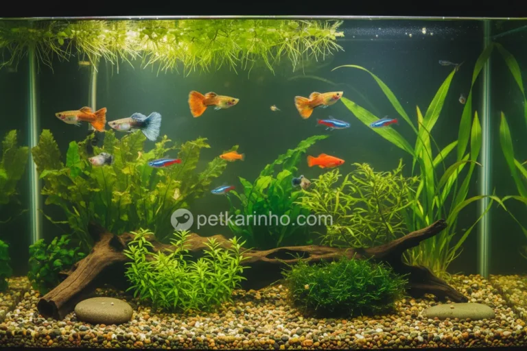 Aquário com peixes para iniciantes