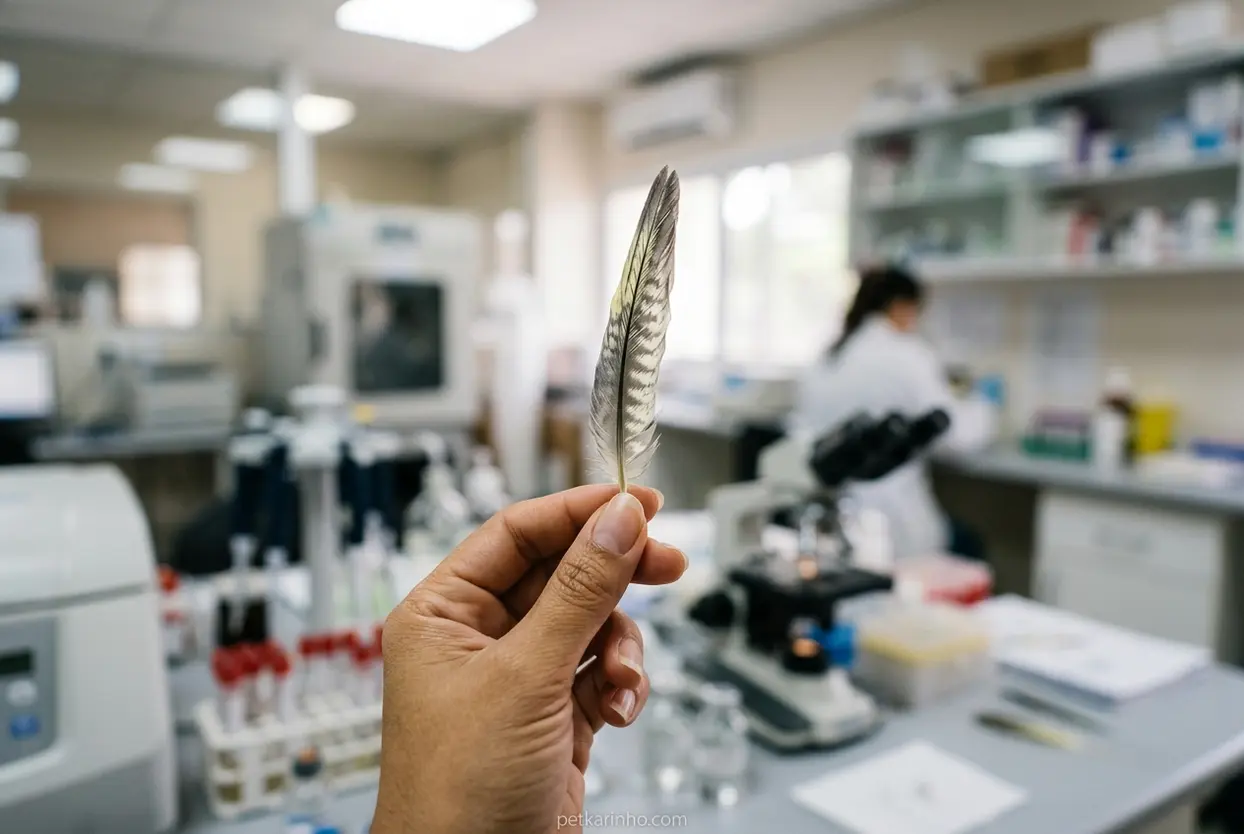 Como saber o sexo da calopsita por teste de DNA.